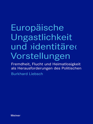 cover image of Europäische Ungastlichkeit und "identitäre" Vorstellungen